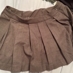 Garage Gray Mini Skirt